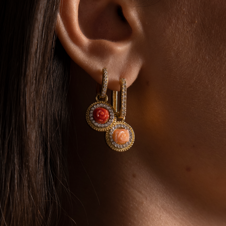 Square Diamond Hoops