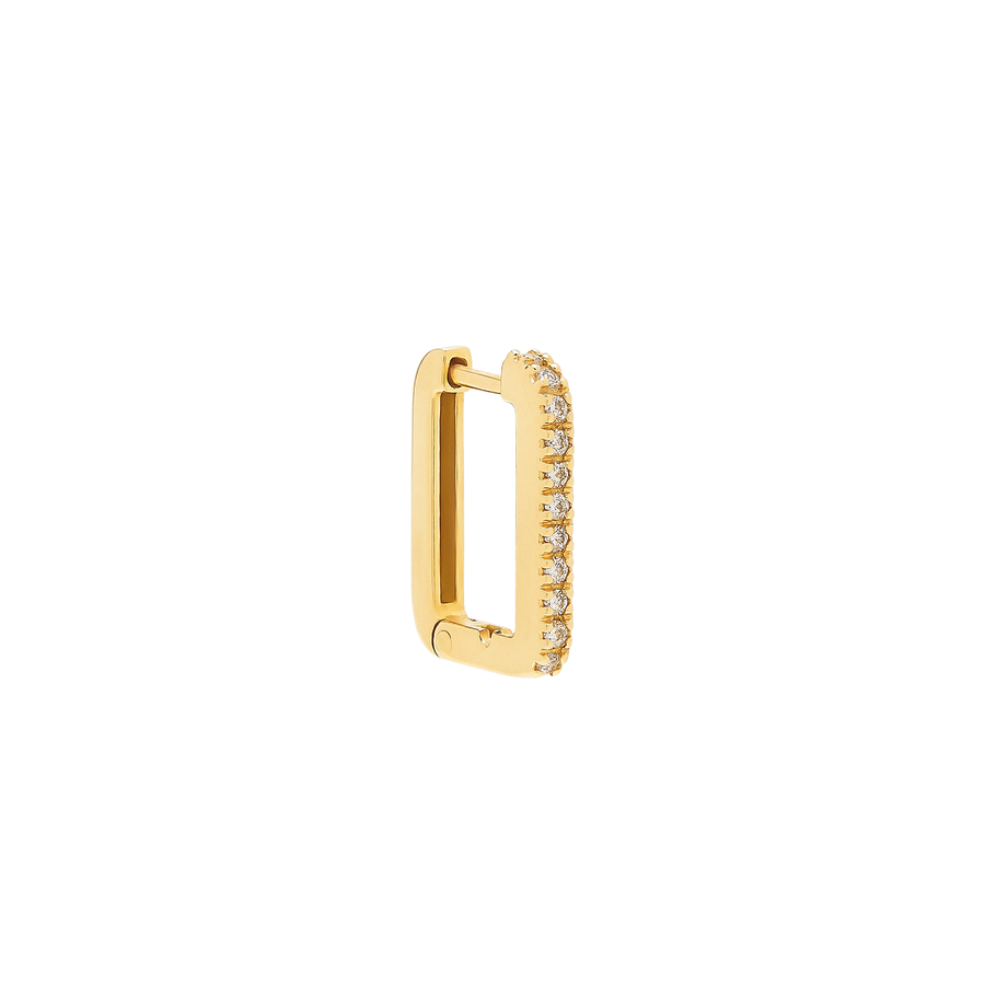 Square Diamond Hoops