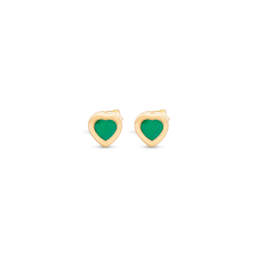 Heart Green Onyx