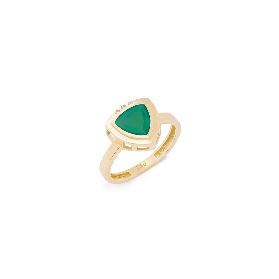 Triangle Green Onyx