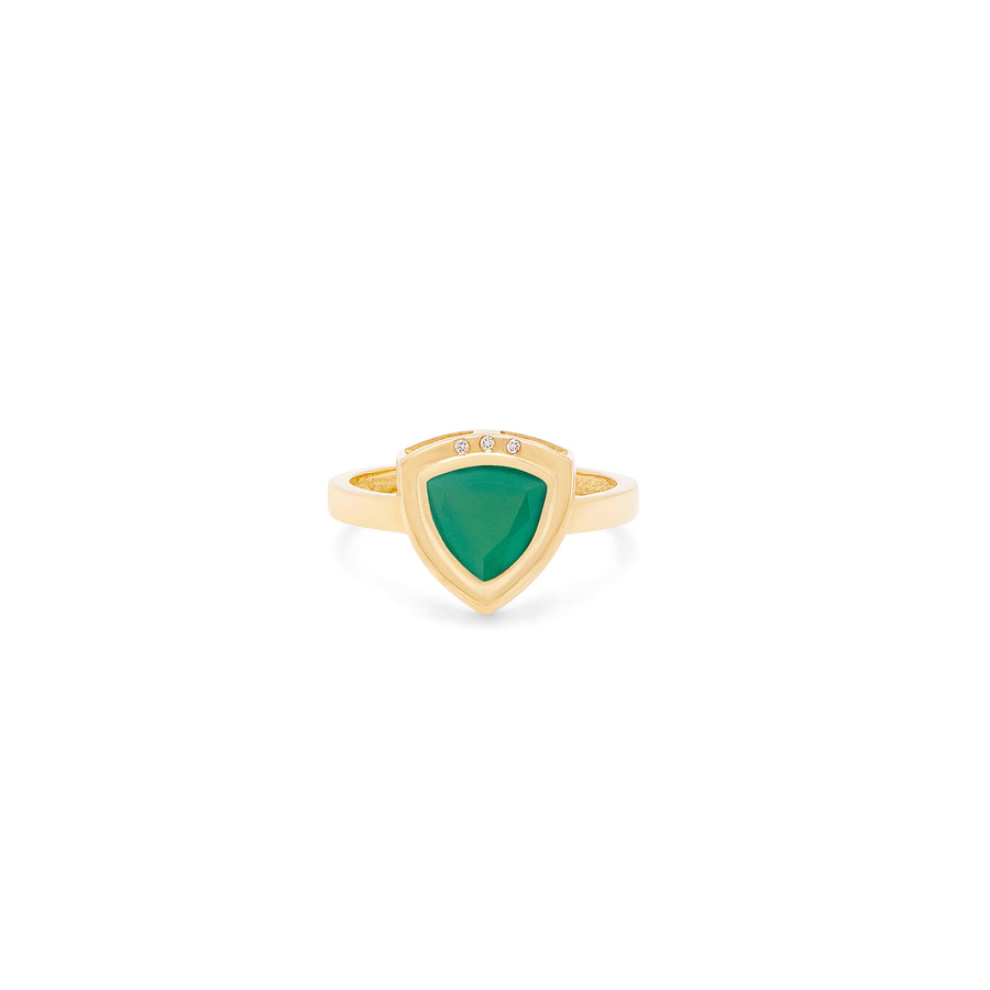 Triangle Green Onyx